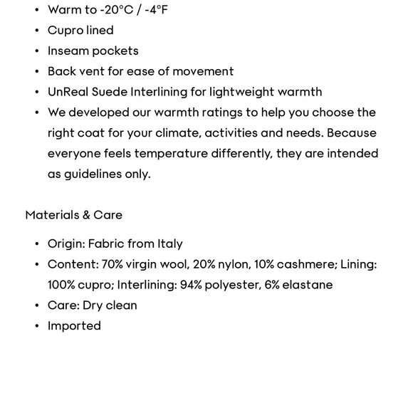 aritzia beatrix coat - Picture 7 of 8